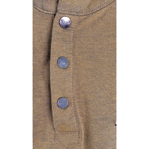 Scott James England Mens Medium Button Up Polo Shirt Grandad Collar - Picture 4 of 9